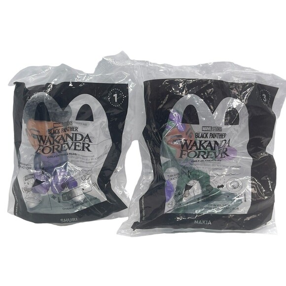 McDonald's Other - 2022 McDonald's Happy Meal Marvel Black Panther Wakanda Forever Toy # 1 #3